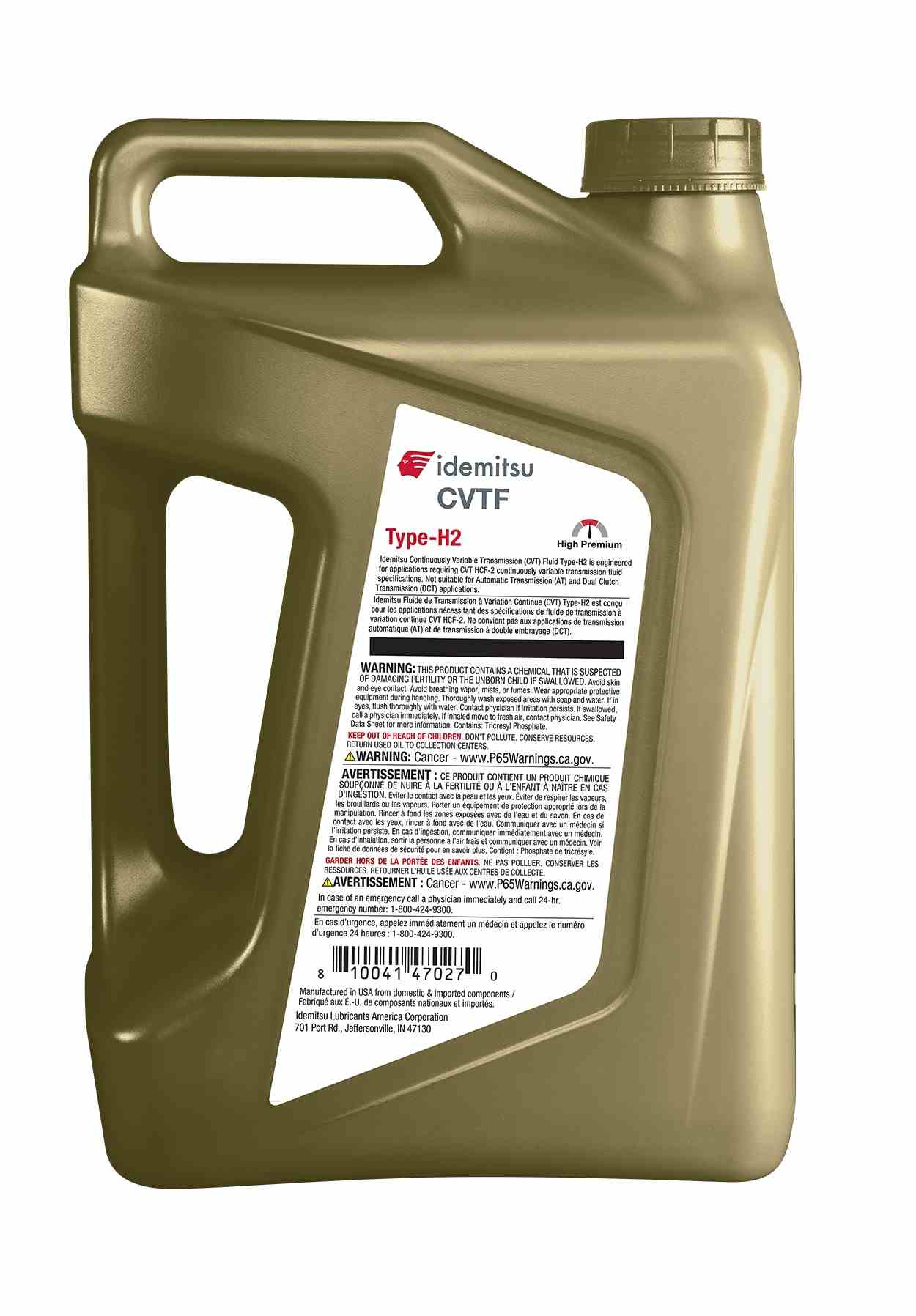 Idemitsu Automatic Continuously Variable Transmission (CVT) Fluid 30041114-95300C020