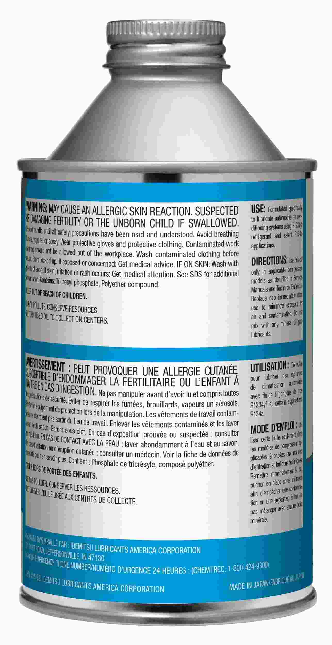 Idemitsu Refrigerant Oil 32450017-70200C020