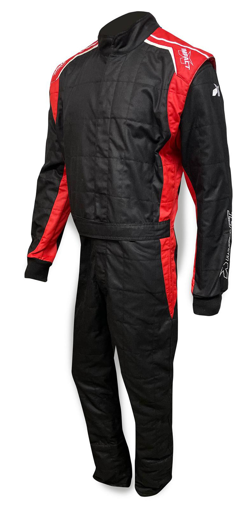 Impact Racing Suit Racer 2.0 1pc Large Black/Red Safety Clothing Driving Suits main image