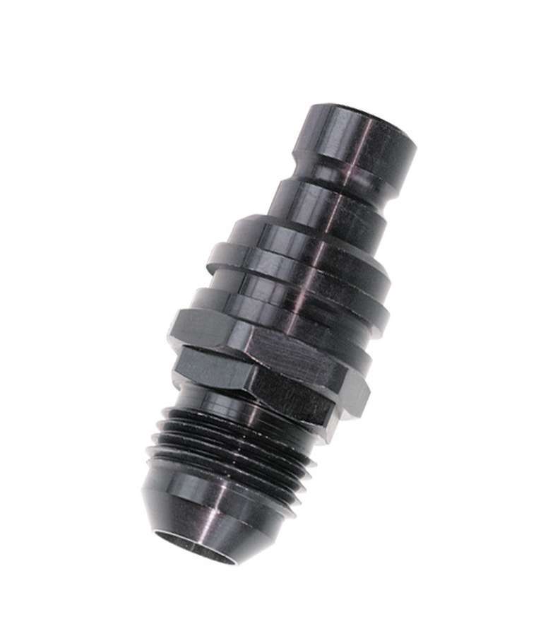 JIFFY-TITE Q/R #8 Male Plug Black Fittings Hoses and Valves Fittings and Plugs main image