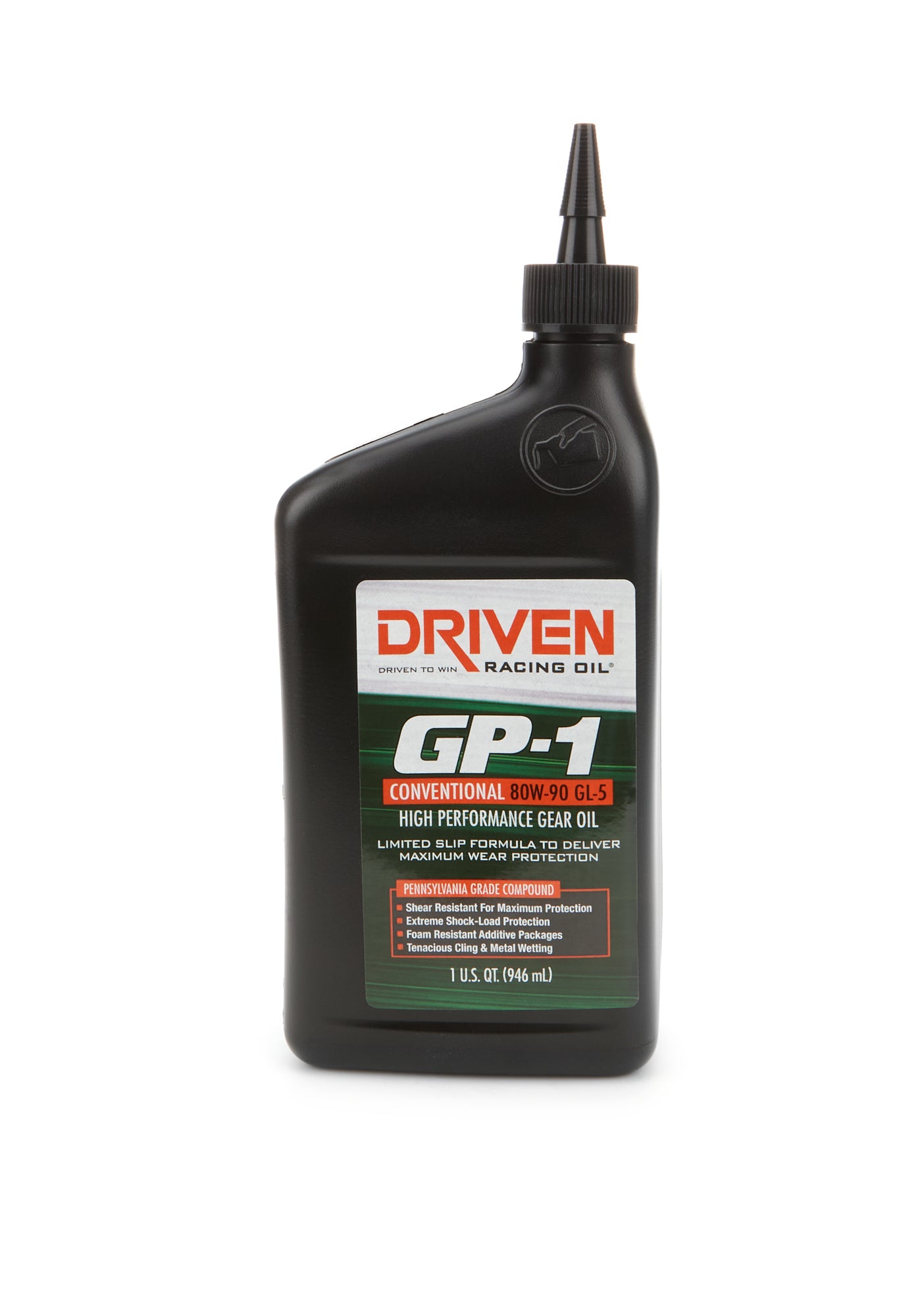 Driven Racing Oil GP-1 Conventional 80W90 GL5 Gear Oil 1 Quart Oils, Fluids and Additives Gear Oil main image