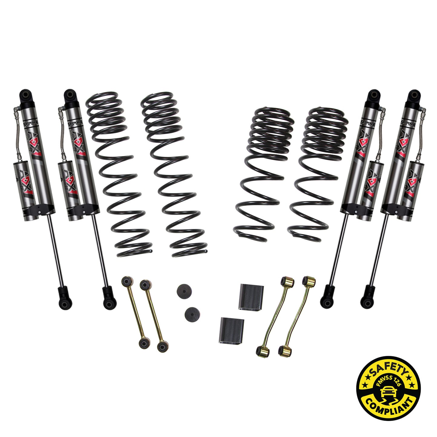 Skyjacker 2019+ Jeep Wrangler (JL) 2.5in Suspension Lift System w/ Dual Rate Long Travel Coil Spring JL25BKXLT