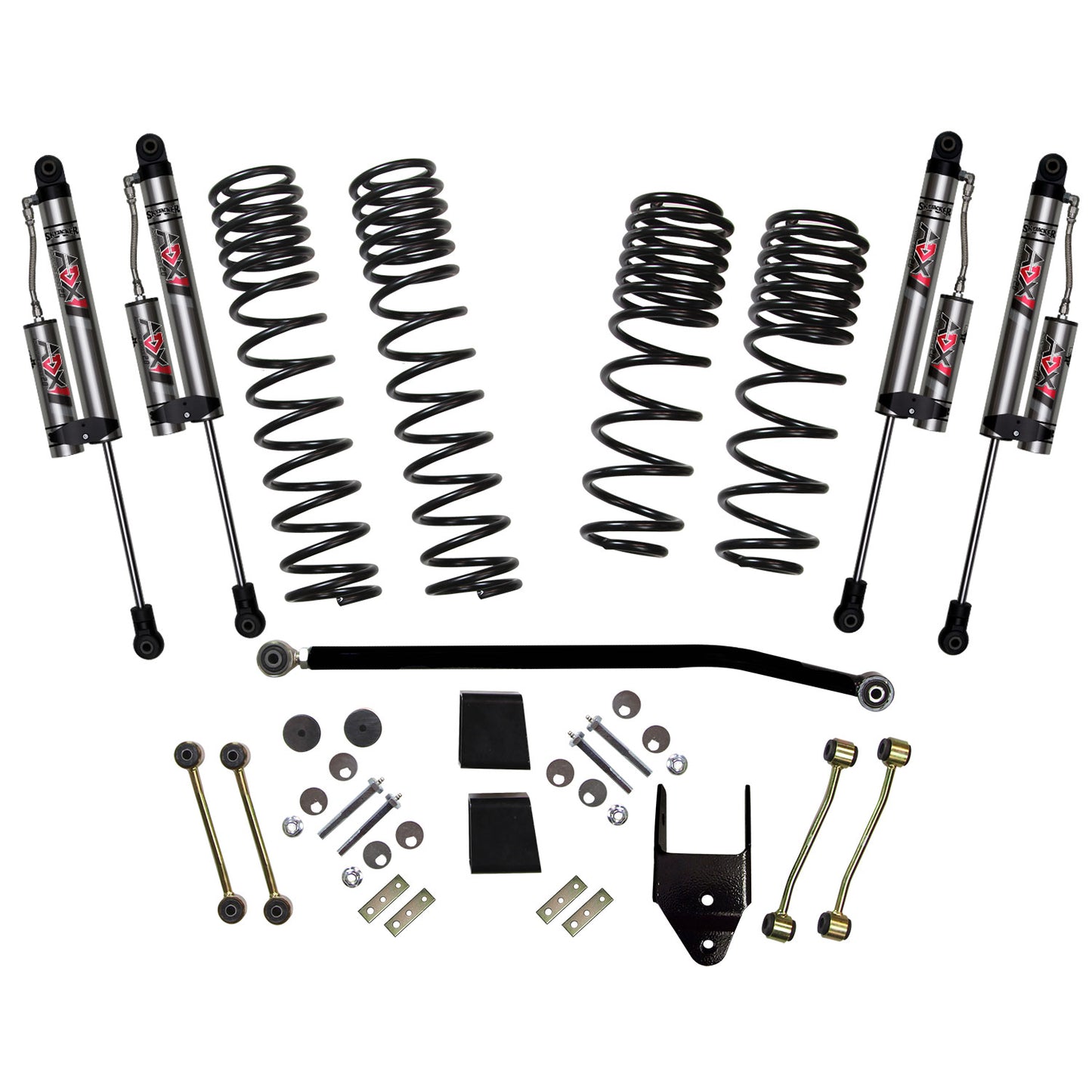 Skyjacker 20-23 Jeep Wrangler JL 4WD (Non-Rubicon) Long Travel 4in Coil System w/Reservoir Shocks JL40BKXLTD