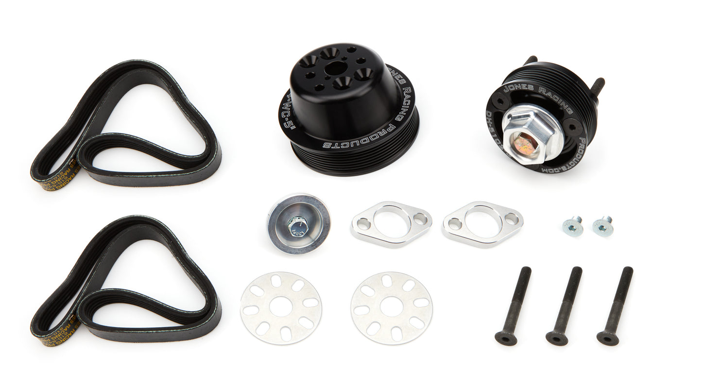 Jones Racing Products SB Snout CS to WP Serp. Drive w/ 3/8in WP Spcr Belts and Pulleys Pulley Kits main image
