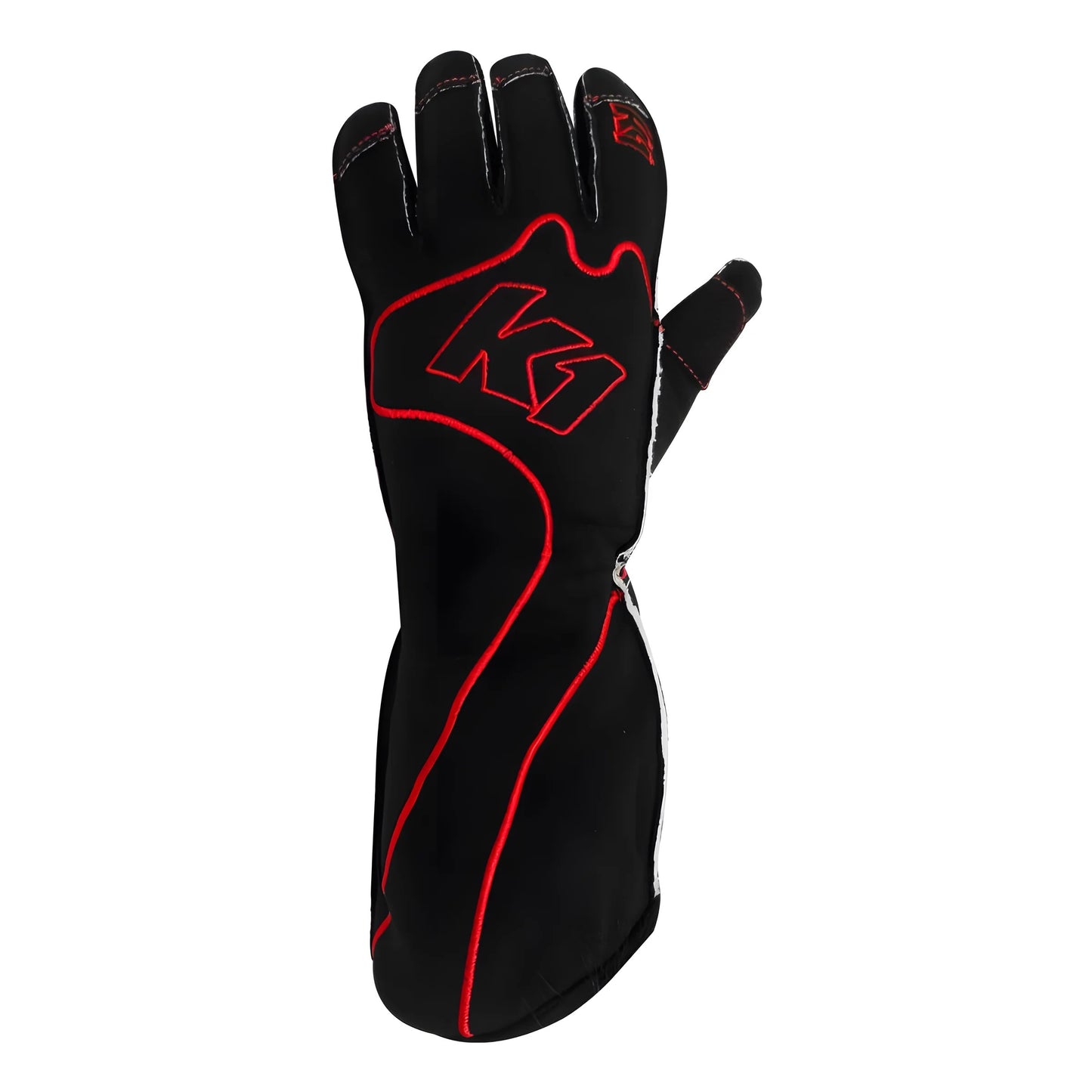 K1 RACEGEAR Gloves Karting RS1 Adult Large Black/Red Safety Equipment Safety Clothing main image