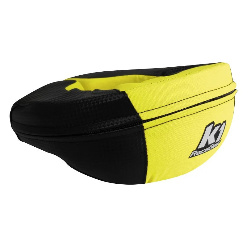 K1 RACEGEAR Neck Collar Karting Adult Carbon / Yellow Safety Equipment Safety Restraints main image