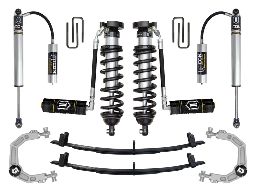 ICON 95.5-04 Toyota Tacoma 0-3in. Stage 4 Suspension System W/ Billet Upper Control Arms K53014B