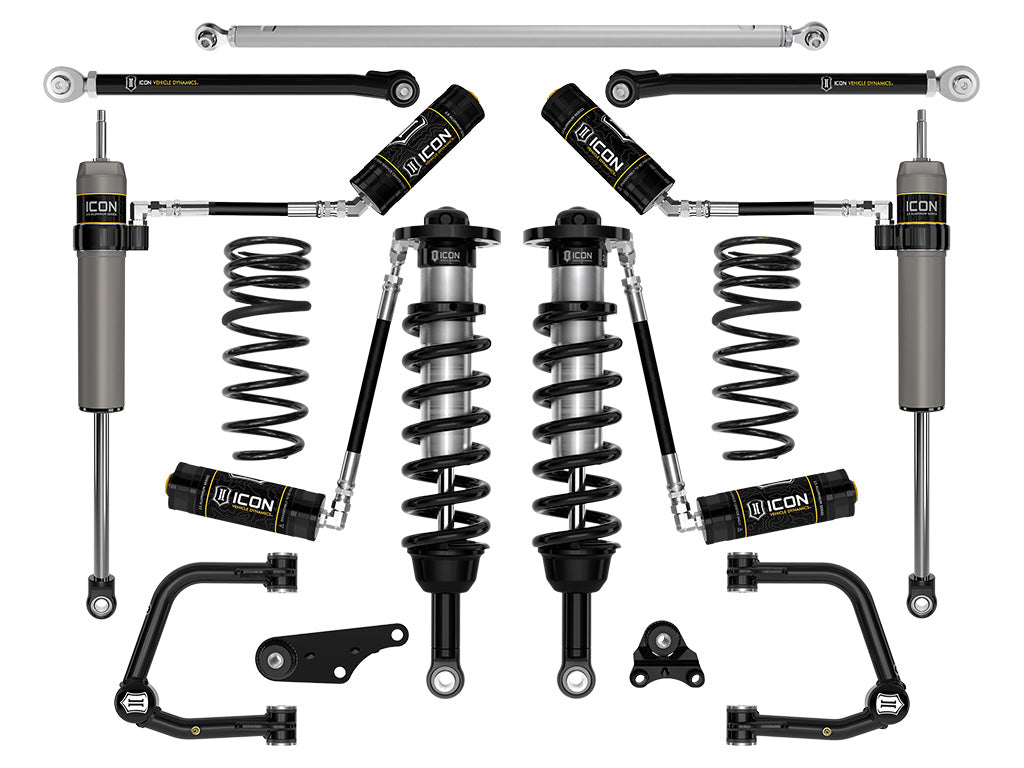ICON 2024 Toyota Land Cruiser 250 Series 1.25-3in Lift Stage 7 Suspension System Tubular K53367T
