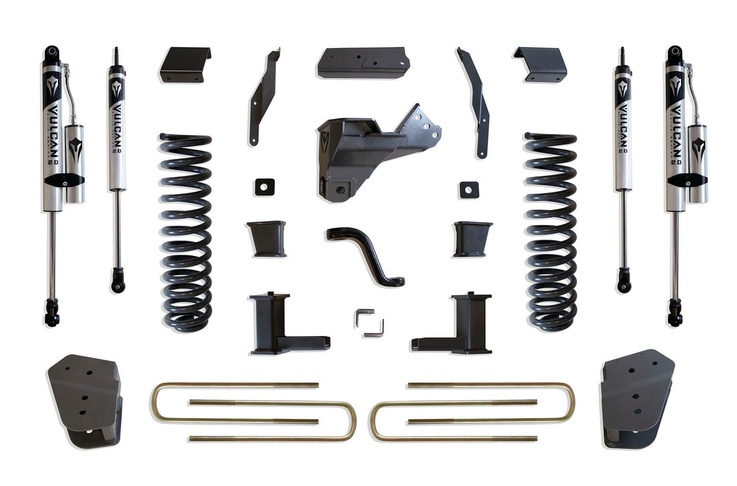 Maxtrac 17-22 Ford F-250/F-350 4WD 6" Lift Kit (Vulcan Resevoir Shocks) K943362VR