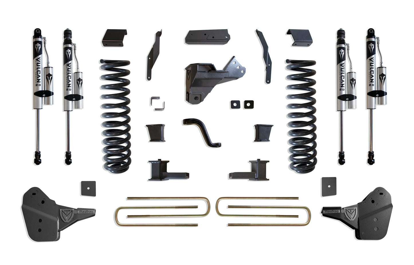 Maxtrac 23-24 F250/F350 4WD Diesel 4in Lift Kit (w/ Vulcan Reservoir Shocks) K944341VR
