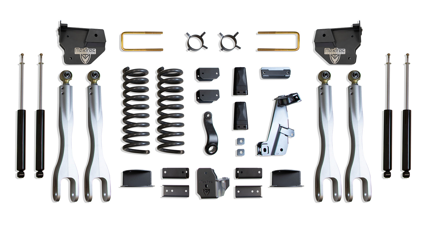 Maxtrac 14-18 Dodge RAM 2500 4WD 6in Lift Kit w/ Forged Alum. 4-Link System & Maxtrac Shocks K947263LA