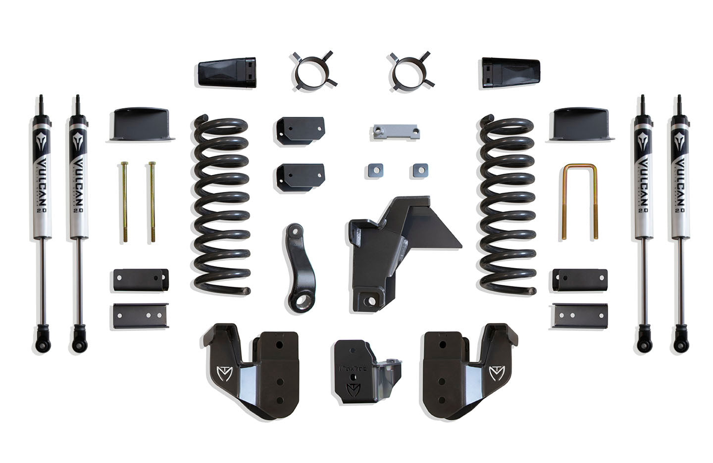 Maxtrac 19-24 Dodge RAM 2500 4WD 6in Lift Kit w/ Radius Arm Brackets & Vulcan 2.0 IFP Shocks K947463VA