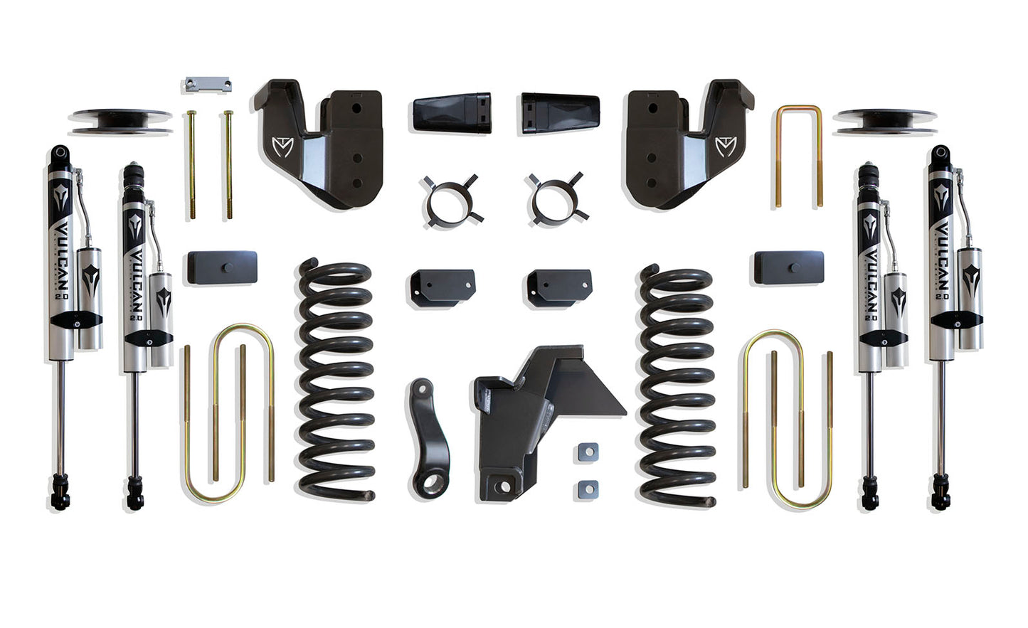 Maxtrac 19-24 Dodge RAM 3500 4WD 4in Lift Kit w/ Radius Arm Brackets & Vulcan 2.0 Reservoir Shocks K947541VRA
