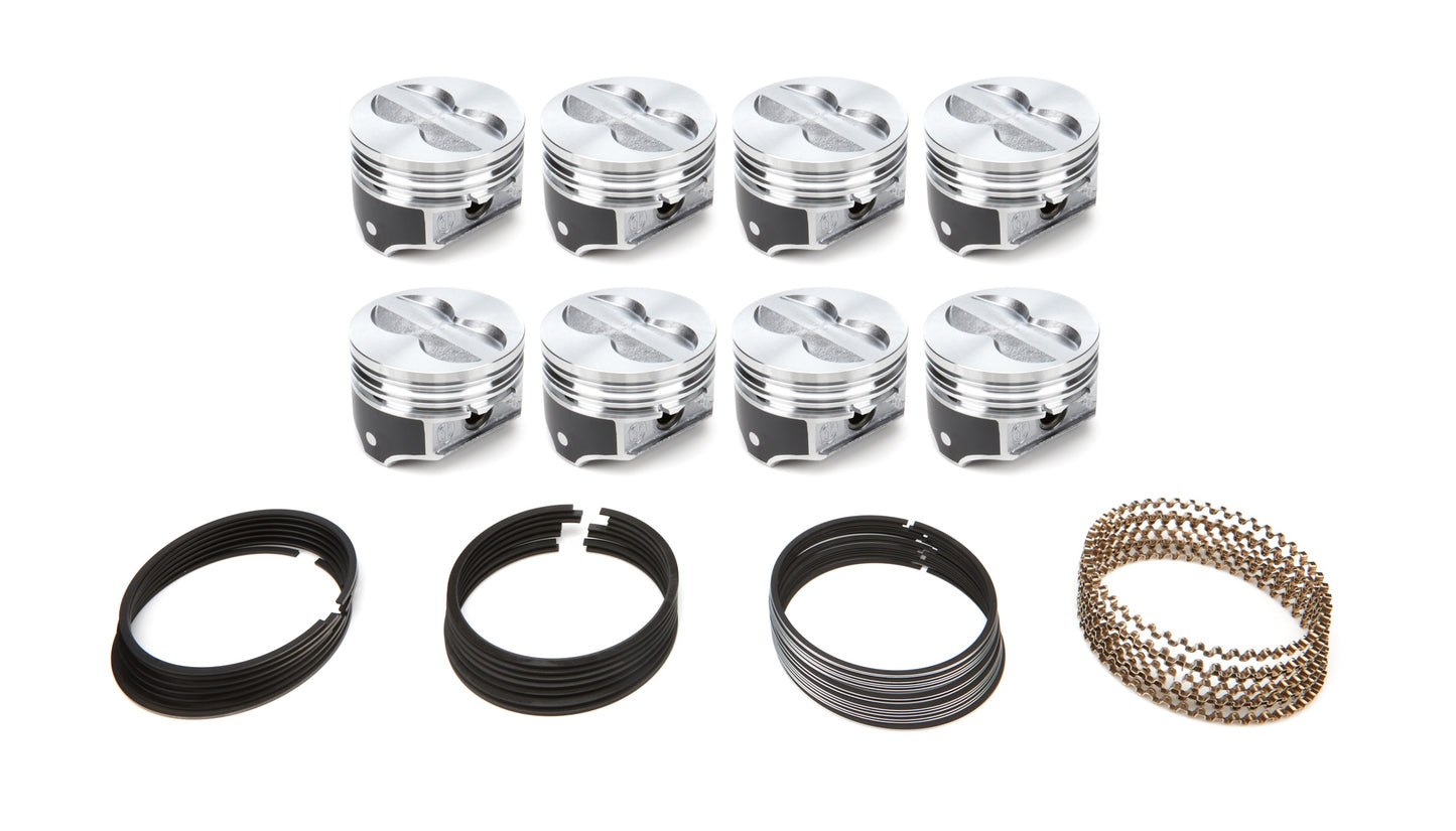 KB Performance Pistons SBC Claimer Piston/Ring Set 4.030 Bore +7cc Pistons and Piston Rings Pistons main image