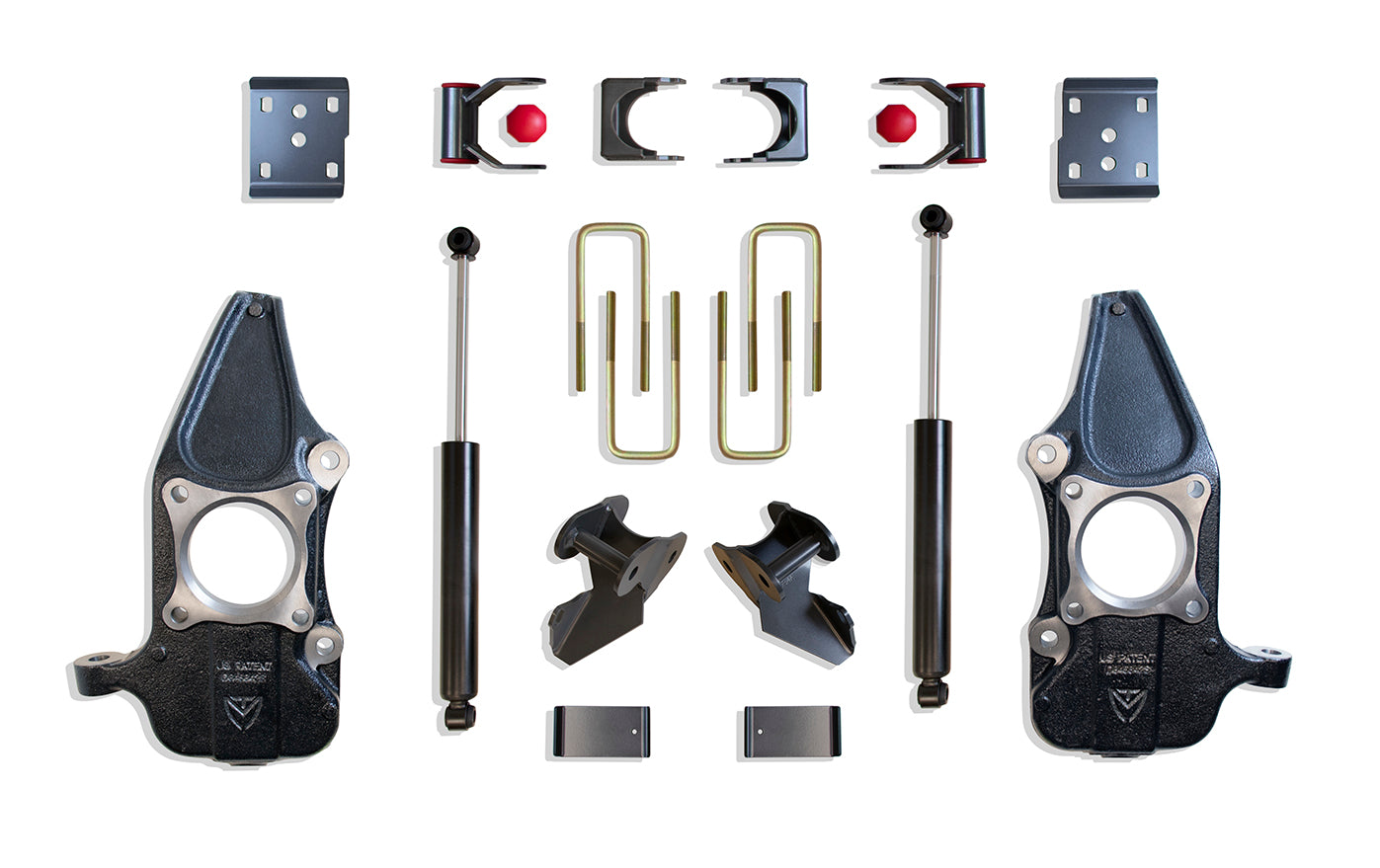 Maxtrac 09-14 Ford F-150 4WD 2/4in. Lowering Kit w/ Spindles-(Required 22in. Rims or Larger KC333424-4