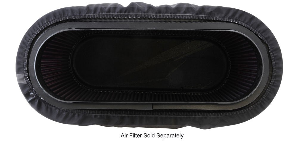 K&N Engineering K&N Air Filter Wrap - Black - 4.313in Base ID x 4.75in Top ID x 6.75in H 100-8521DK