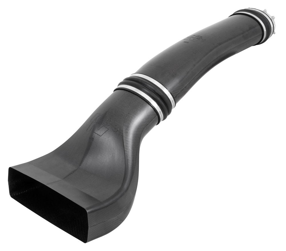K&N Engineering K&N Universal NHRA Pro Stock Custom Racing Carbon Fiber Intake Tubes w/ Billet Throttle Body Adapter 100-8522