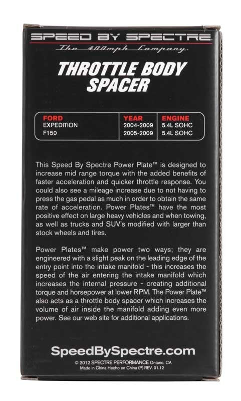 Spectre 05-09 Ford Trucks 5.4L Throttle Body Injection Spacer 11259