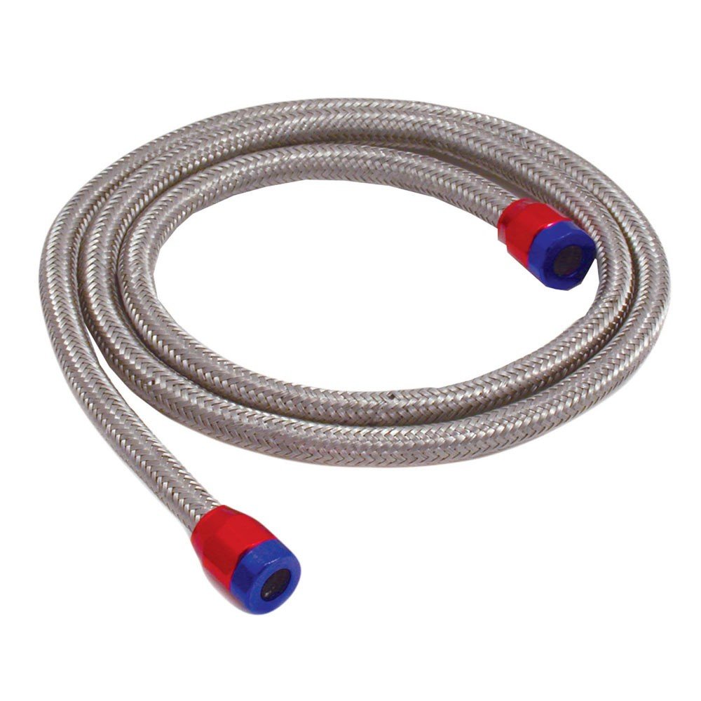 Spectre Stainless Steel Flex Vacuum Hose 5/32in. - 3ft. w/Clamps 19190