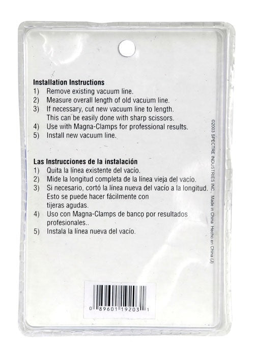 Spectre Stainless Steel Flex Vacuum Hose 7/32in. - 3ft. 19203
