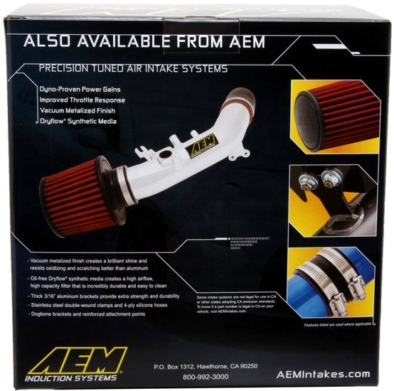 AEM Induction AEM Dual 3in Flange 9in L x 6in W Base 7.75in L x 5in W Top 8.1875in Height DryFlow Air Filter 21-2138DK
