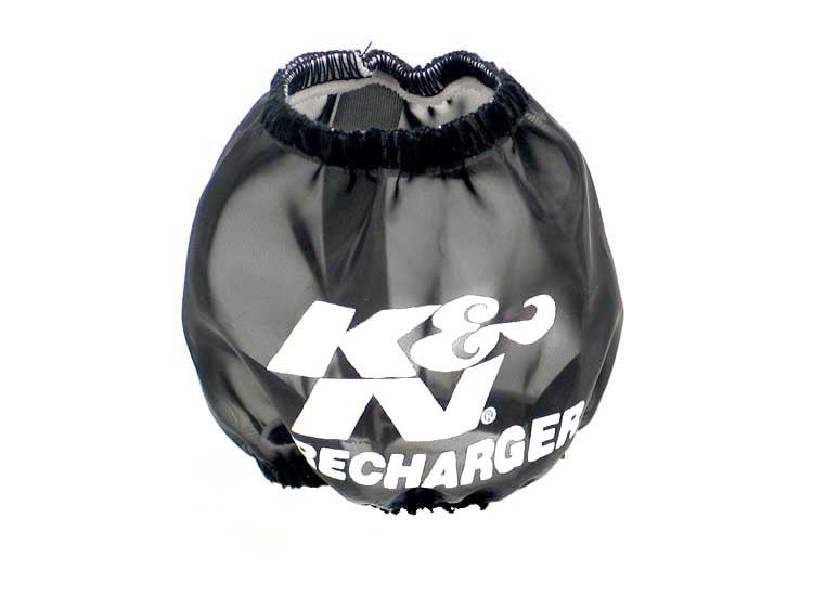 K&N Engineering K&N Universal Precharger Round Tapered Air Filter Wrap Black 3in Base ID x 2in Top ID x 3in H 22-8028PK