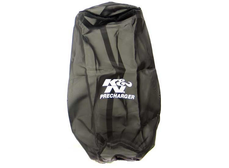 K&N Engineering K&N Precharger Air Filter Wrap Black Universal Polyester 12in Height 6in Base Inside Diameter 22-8034PK