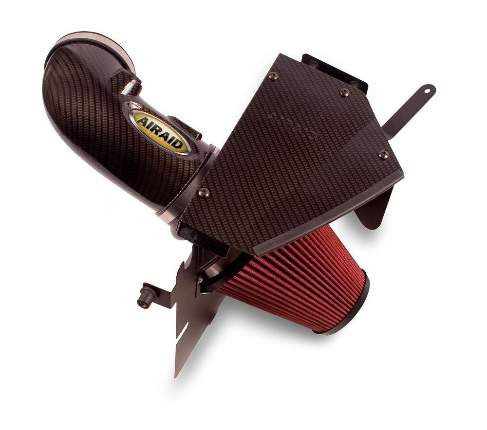 Airaid 09-14 Cadillac CTS-V/ 11-14 Coupe 6.2L CAD Intake System w/Carbon Look (Dry / Red Media) 251-253C