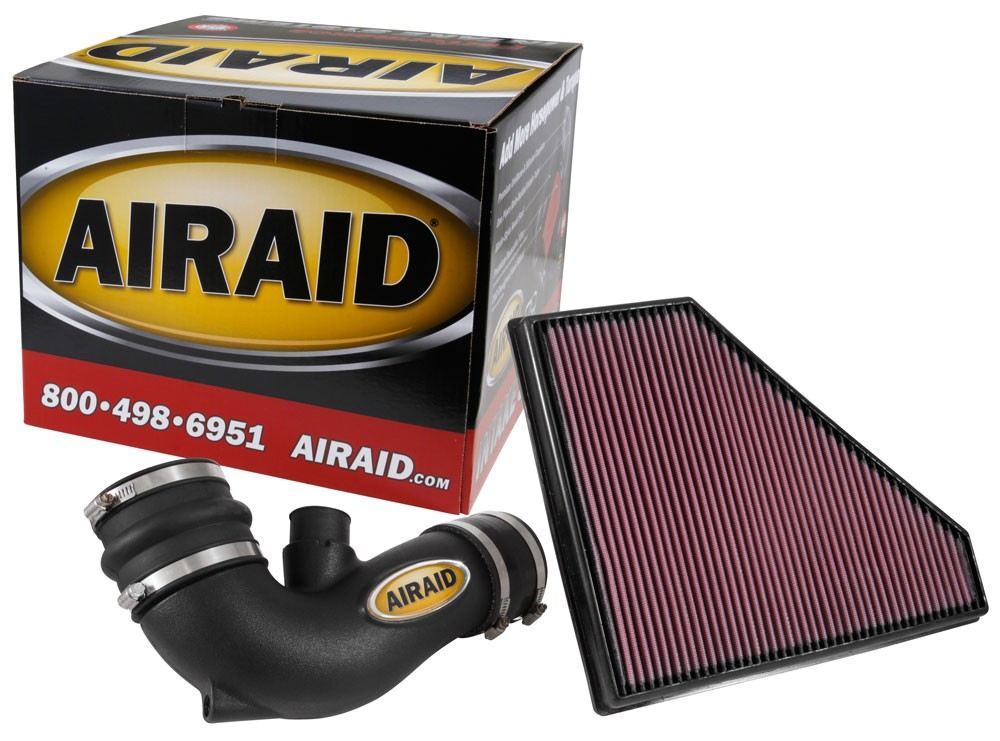Airaid 16-18 Chevrolet Camaro 3.6L V6 F/I Airaid Jr Intake Kit - Dry / Red Media 251-702