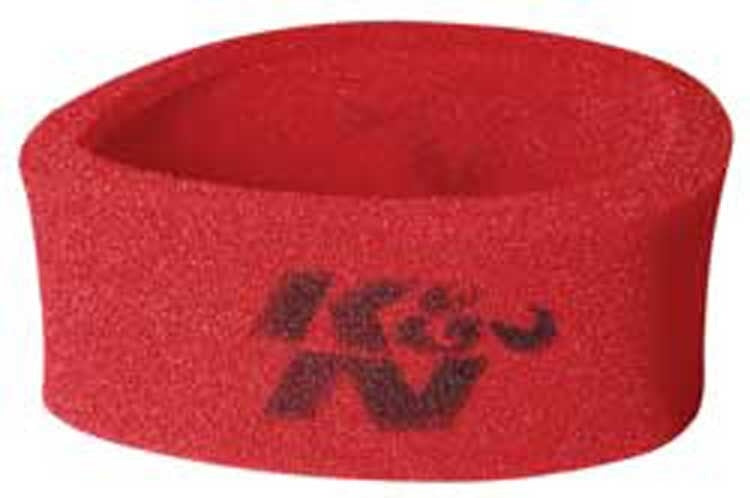 K&N Engineering K&N Universal Airforce PreCleaner Air Filter Foam Wrap - Round Straight - Red 25-3750