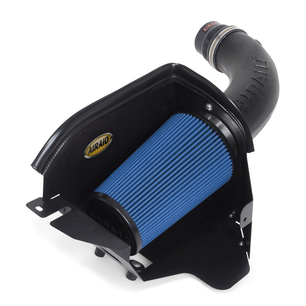 Airaid 07-11 Jeep Wrangler JK 3.8L CAD Intake System w/ Tube (Dry / Blue Media) 313-208