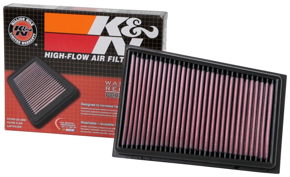 K&N Engineering K&N 07-11 Nissan 1.125in H x 9.063in L x 6.438in W Replacement Air Filter 33-2944