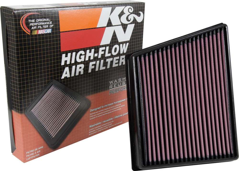 K&N Engineering K&N 2015 Jaguar F-Pace V6-3.0L F/I Left Side Replacement Drop In Air Filter 33-3075