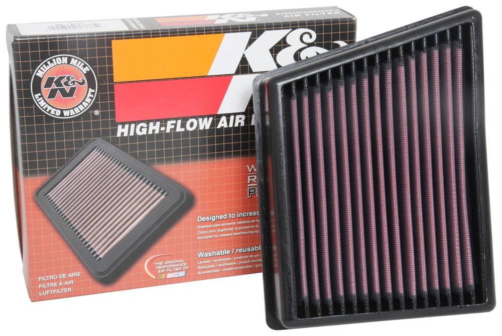 K&N Engineering K&N 17-18 Ford Fiesta VII L4-1.0L F/I Drop In Air Filter 33-3117