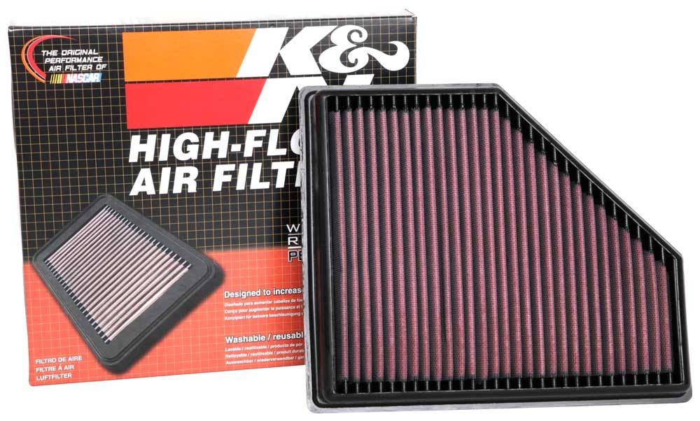 K&N Engineering K&N 2019 BMW 330I L4-2.0L Turbo F/I/DSL Replacement Drop In Air Filter 33-3136