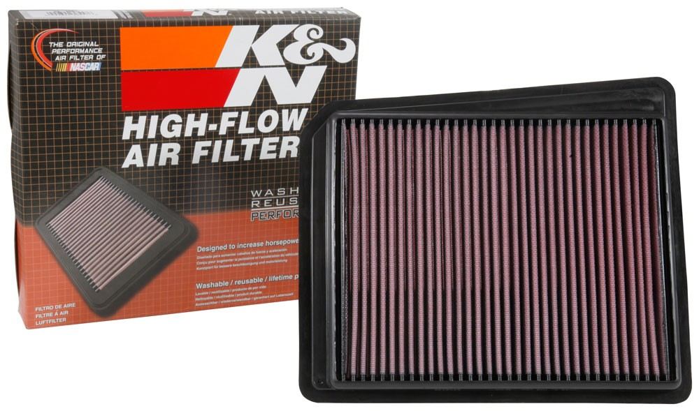 K&N Engineering K&N 2017 Nissan Titan V8-5.6L F/I Drop In Replacement Air Filter 33-5062