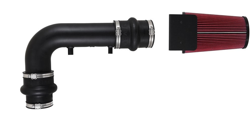 Airaid 97-03 Ford F-150/97-04 Expedition 4.6/5.4L CL Intake System w/ Black Tube (Oiled / Red Media) 400-109