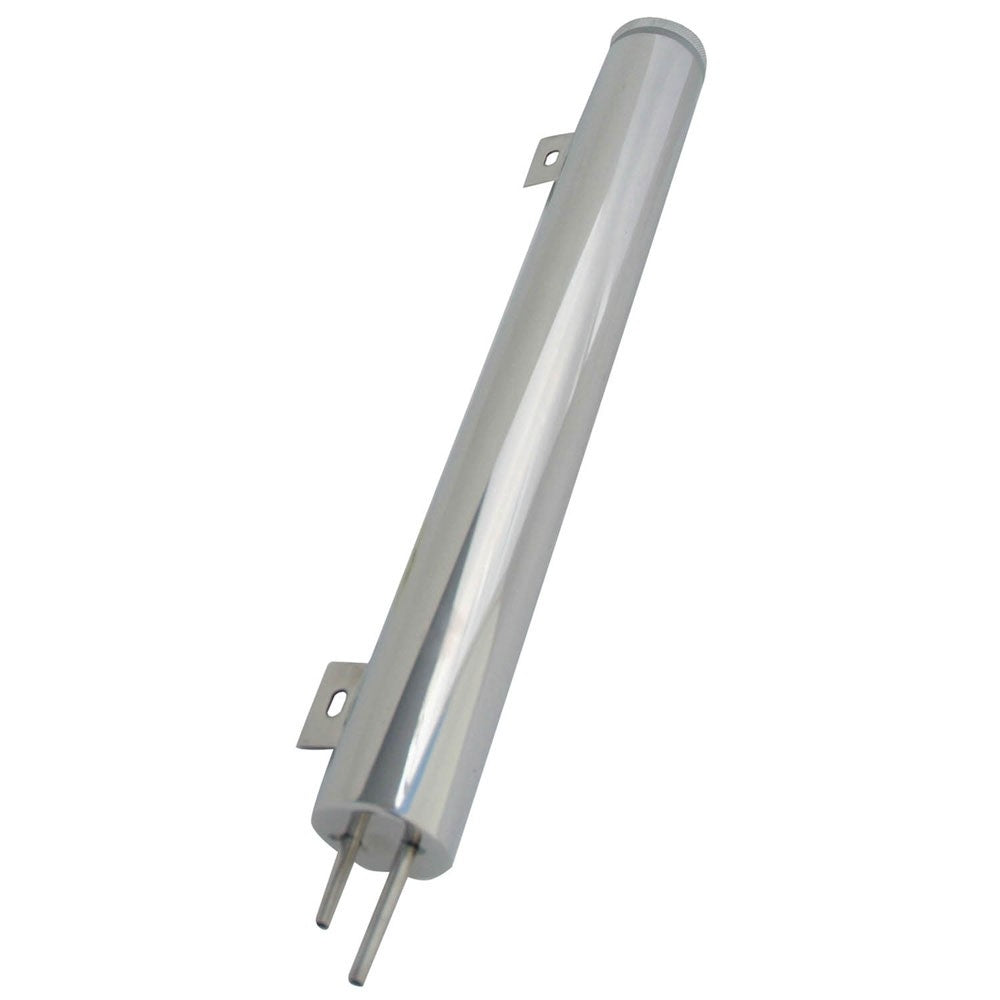 Spectre Radiator Overflow Tank 2in. x 17in. - Polished SS (Incl. Mounting Hardware) 4189