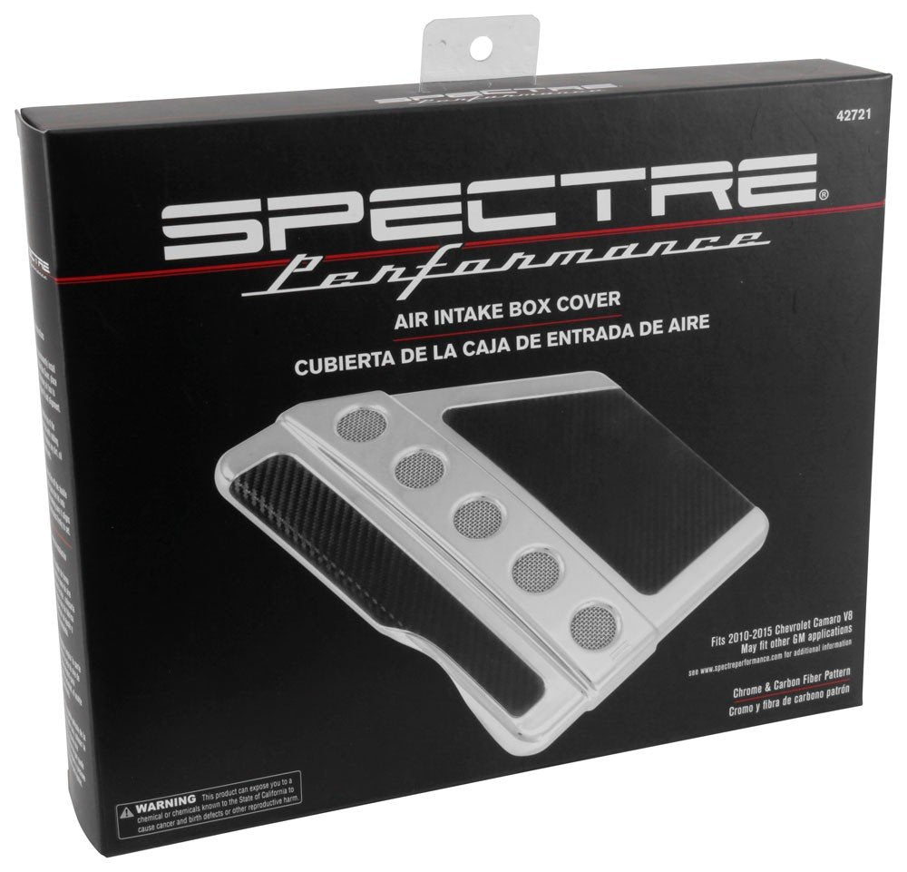 Spectre GM Air Box Cover (Circular Design) - Chrome 42721
