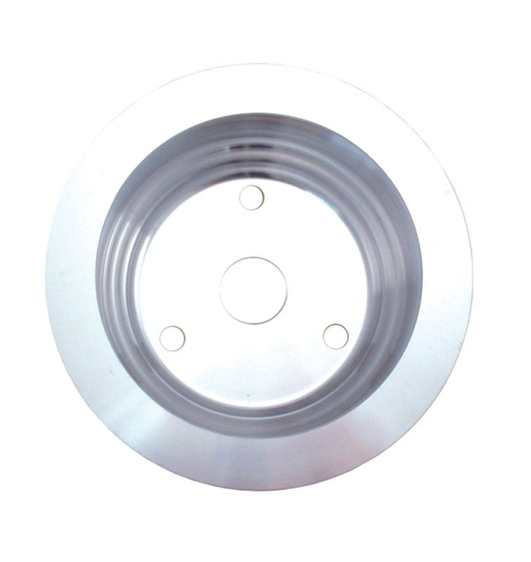 Spectre SB Chevy (w/Long Water Pump) Double Lower Groove Crankshaft Pulley - Aluminum 4439
