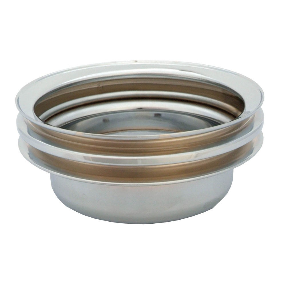 Spectre 64-67 Ford 289 Double Lower Groove Crankshaft Pulley - Chrome 4493