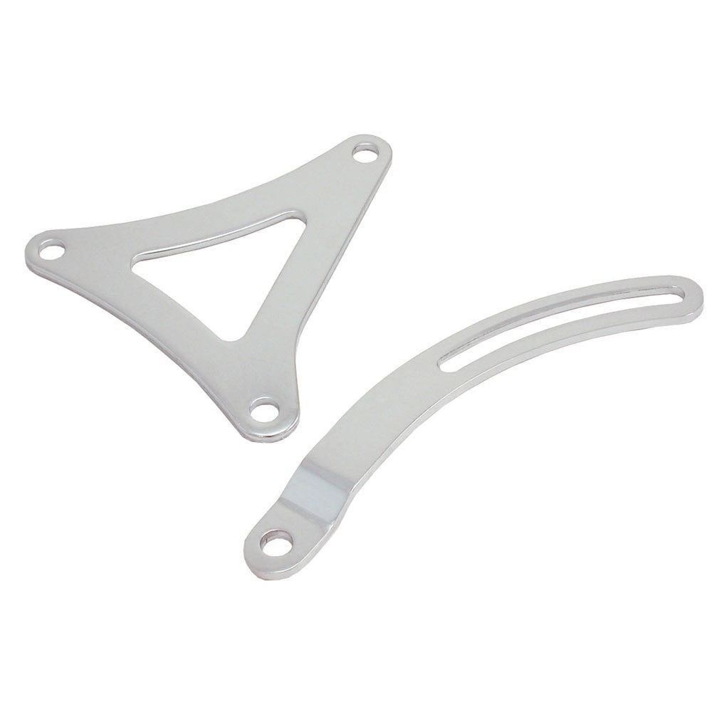 Spectre BB Chrysler Alternator Bracket Set - Chrome 4705