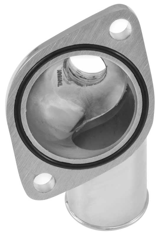 Spectre Chevy 1/2in. NPT Port Water Neck - Chrome 4730