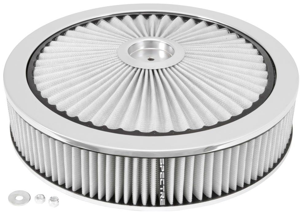 Spectre ExtraFlow HPR Air Cleaner Assembly 14in. x 3in. - White 47628