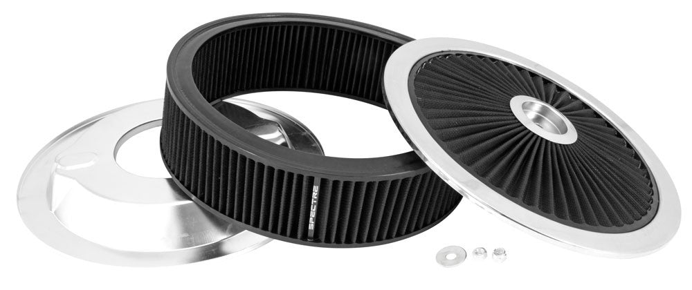 Spectre ExtraFlow HPR Air Cleaner Assembly 14in. x 4in. - Black 47631