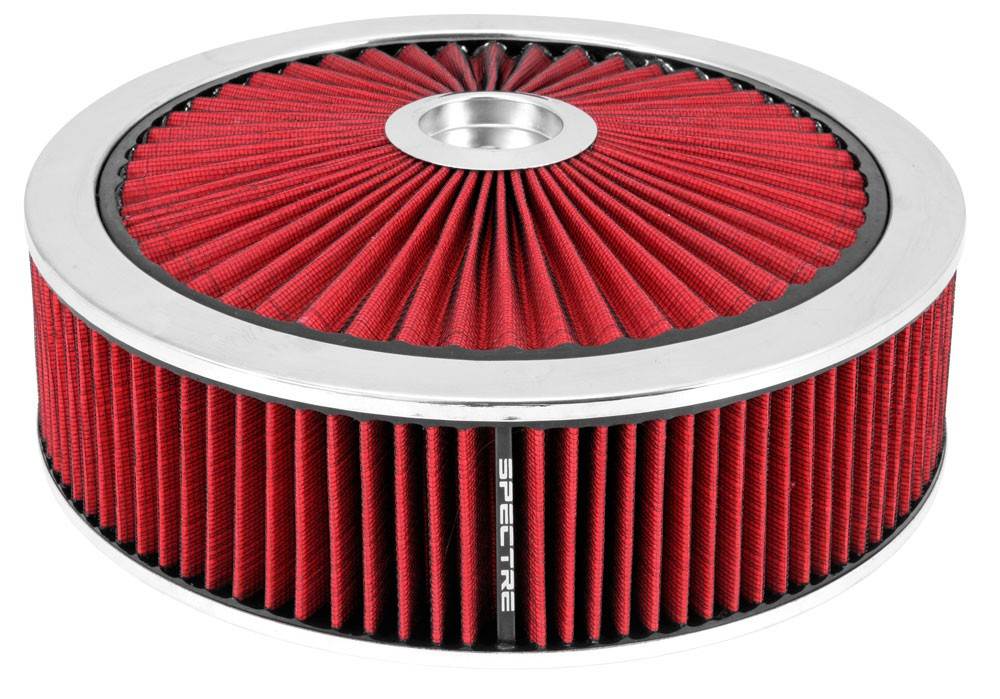 Spectre ExtraFlow HPR Air Cleaner Assembly 14in. x 4in. - Red 47632