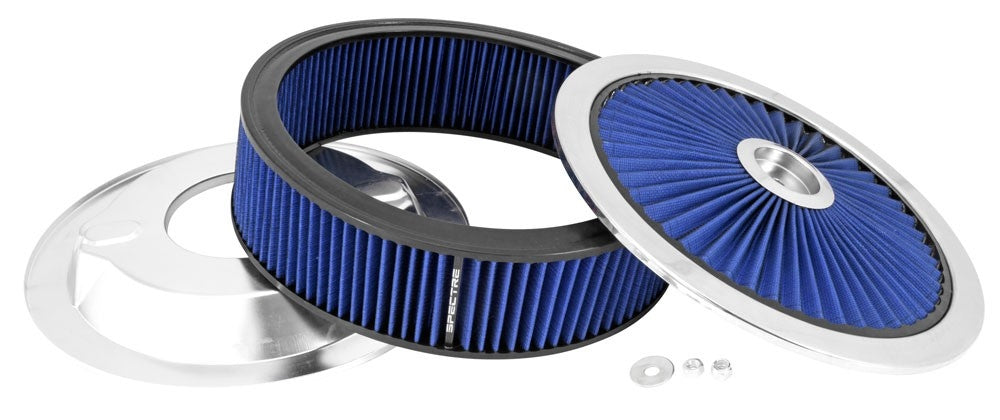 Spectre ExtraFlow HPR Air Cleaner Assembly 14in. x 4in. - Blue 47636