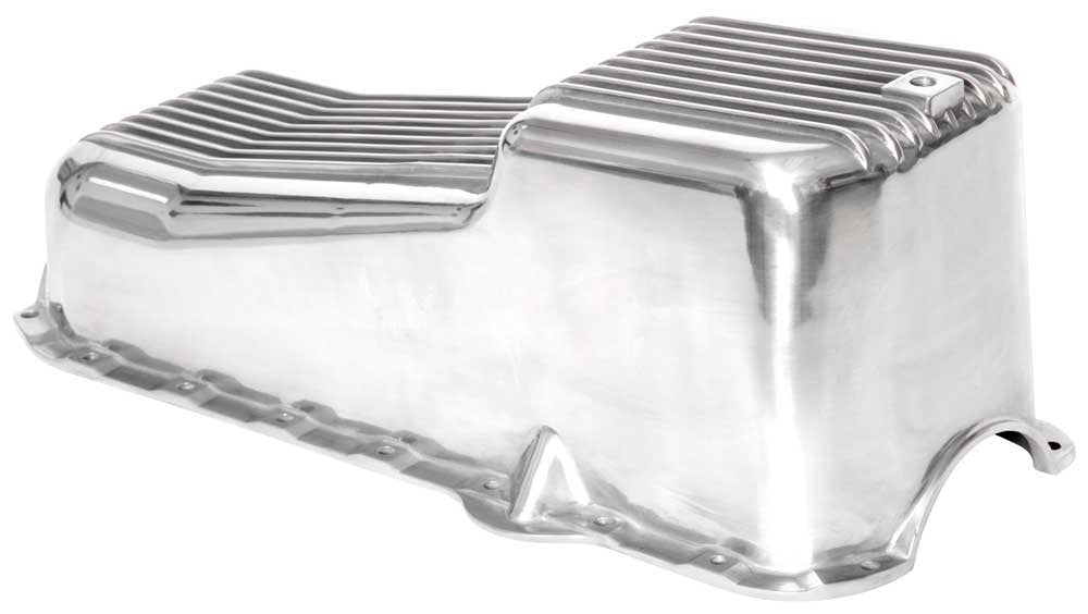 Spectre 80-85 SB Chevy Oil Pan Kit - Polished Aluminum 4988