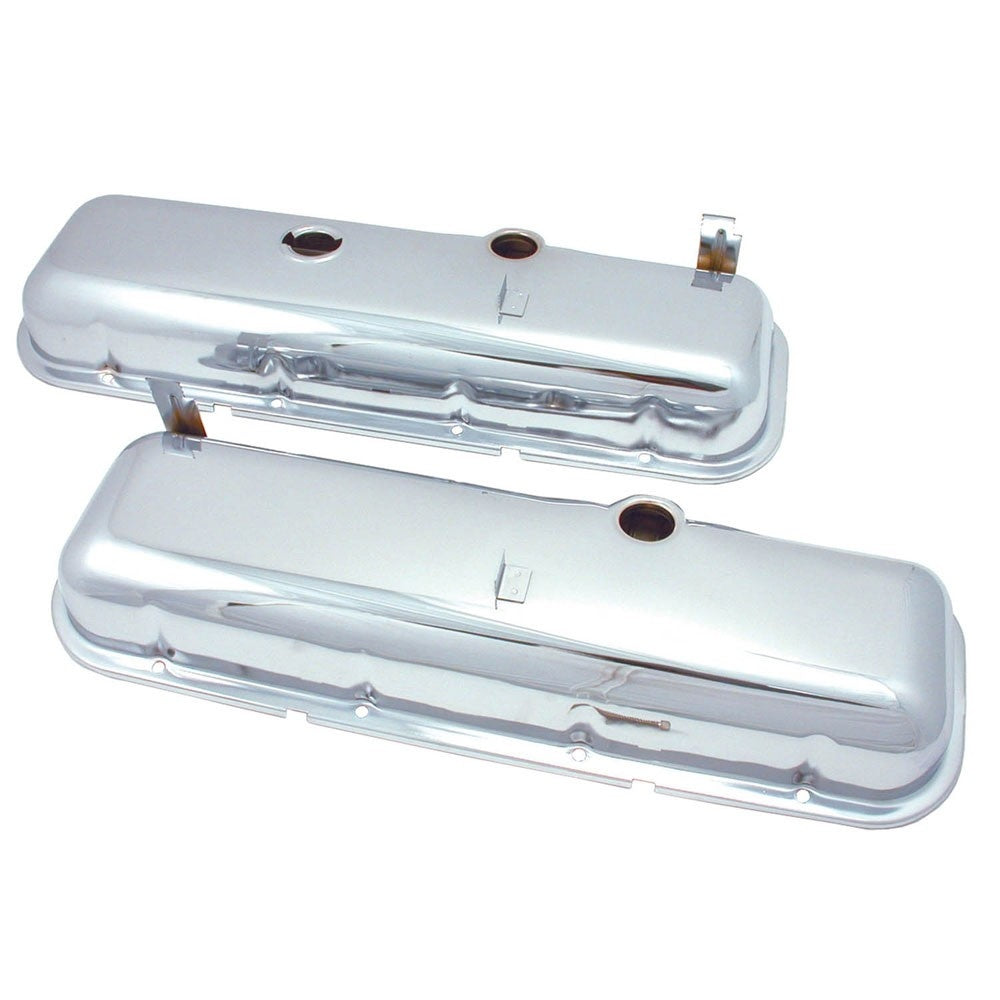 Spectre BB Chevy OEM Valve Cover Set - Chrome 5261