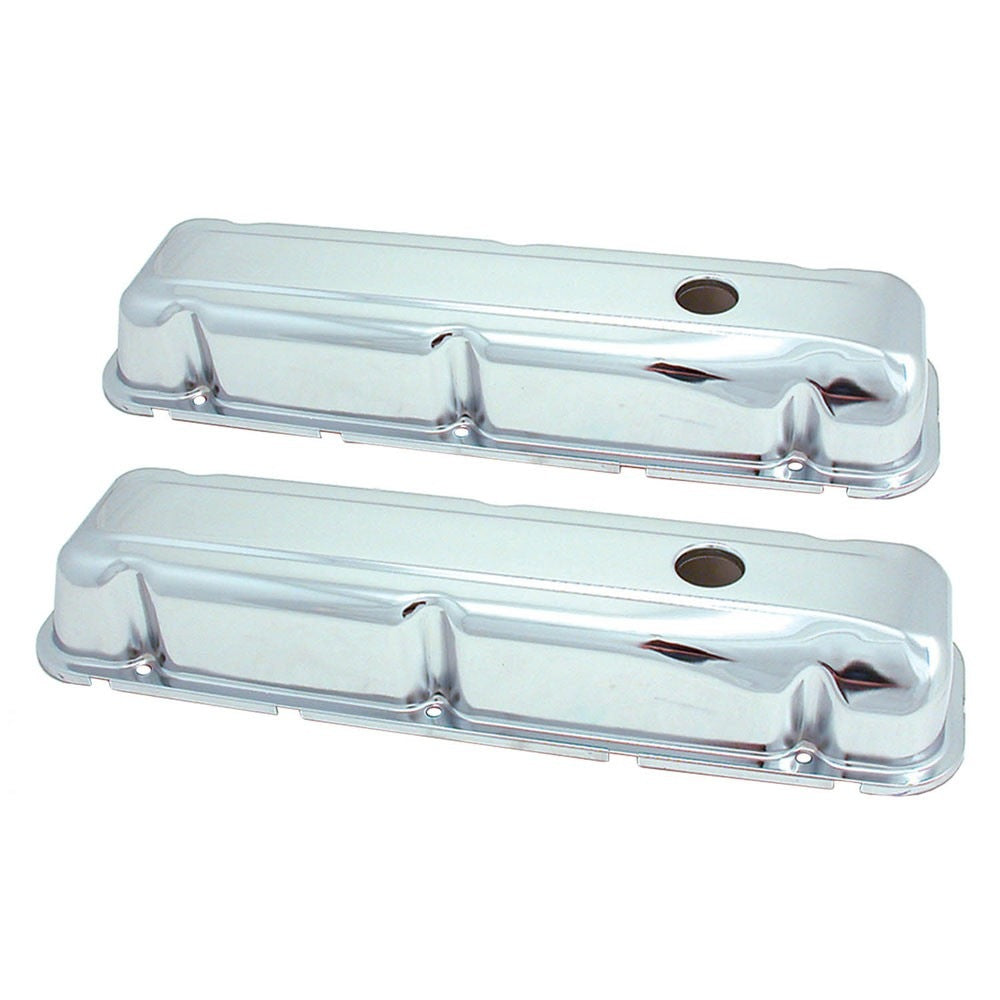 Spectre 68-81 Buick 350 Valve Cover Set - Chrome 5276